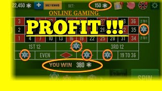 PROFITABLE ROULETTE STRATEGY 🌹🌹|| Roulette Strategy To Win || Roulette Tricks