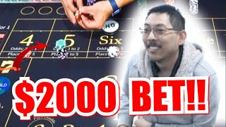 🔥CRAZIEST STRATEGY EVER?!🔥 30 Roll Craps Challenge – WIN BIG or BUST #258