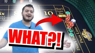 🔥CRAZY OR GENIUS?!🔥 30 Roll Craps Challenge – WIN BIG or BUST #259