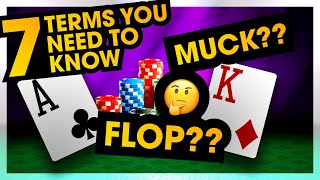 LEARN THE LINGO! POKER TERMINOLOGY EXPLAINED – Part 1