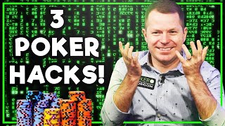 3 HACKS To CRUSH Small Stakes Poker!