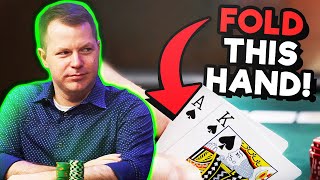 3 TIPS On When To FOLD Strong Poker Hands!