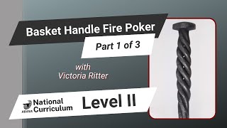 Forging a Basket Handle Poker with Victoria Ritter (1 of 3)