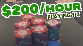 How to CONSISTENTLY win at 1/3 NLH Cash Game | Poker Vlog Cash Game in Las Vegas 21