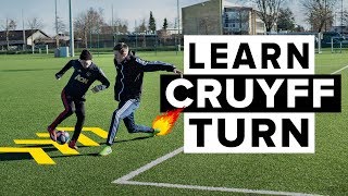 HOW TO DO THE CRUYFF TURN | Learn this simple but deadly football skill