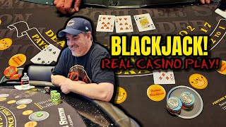Blackjack!! We Partnered Up at the Table!!! 💰 Las Vegas Gambling