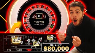 Betting $80,000 On Private & Lightning Roulette!!!