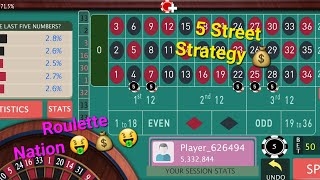5 Streets Roulette Strategy small bankroll Big wins 🏆  Roulette Nation 🤑 💰 👏