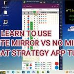 Learn To Use WTCSuite Mirror vs No Mirror Baccarat App (Tutorial) With update version