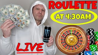 LIVE Roulette At 4:30am- Christopher Mitchell Is The Goat.