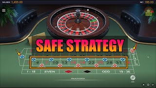 Safe Gameplay on Roulette || Roulette Strategy To Win 🤑🤑