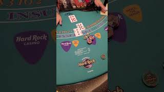 WHOA… #blackjack #hardrock #lasvegas