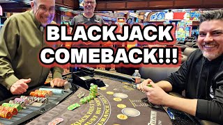 Blackjack • The Cards Swing My Way for a Winning Comeback!