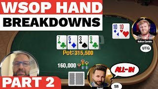 PART 2!!! Hand Breakdowns, Strategy, and Analysis from the 2021 WSOP Poker Vlog