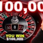 WINNING $100,000 ON ROULETTE!!!