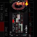 Big win BLACK 11 roulette strategy #shorts