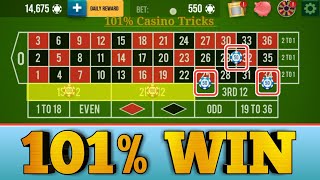101% Win At Roulette ❤❤|| Roulette Strategy To Win || Roulette