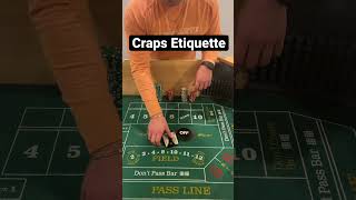 Craps Etiquette: When and when not to BUY-IN