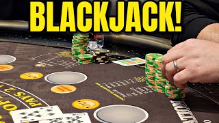 Blackjack! A WIN IS A WIN!!! (1k Buy-in • Double Deck • Las Vegas Casino)