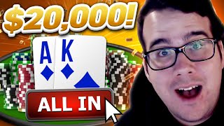 High Roller Poker Tournaments ARE SO EASY! $20,000+ WINNINGS!