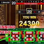 CASINO ROULETTE STRATEGY| $50000 WIN CASINO ROULETTE GAME| 100% WINNING STRATEGY| TODAY BIG EARNING|