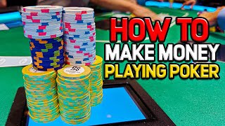 THE SICKEST ACE HIGH CALL EVER! + How To Make Money In Poker | C2B Poker VLOG Ep. 177