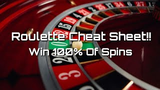 Roulette Strategy To Win 99.9% Of Spins!! (Insane)