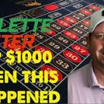 WAS UP $1000 PLAYING ROULETTE THEN THIS HAPPENED #roulettestrategy #win #viral #lasvegas #xrp