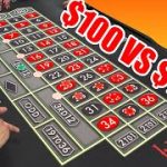 $100 Vs $1000 Roulette Strategy