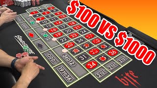 $100 Vs $1000 Roulette Strategy