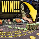 👉 INSANE Blackjack WIN!  Gambling in a Las Vegas Casino!!