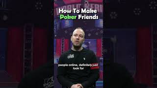 Making FRIENDS in POKER Around The WORLD! #shorts