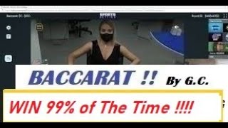 Baccarat HOW TO WIN 99 Percent of the TIME ! 2/20/2023 ” DISCLAIMER ” THIS VIDEO IS EDUCATIONAL ONLY