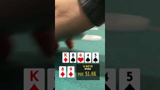 POKER FAIL! HERO CALL FAIL!!! #poker #shorts #texasholdem