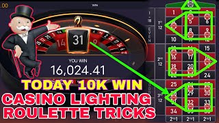 Casino lighting roulette online earning game| daily 10k win| casino roulette tricks| real cash game