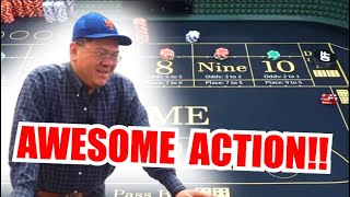 🔥AWESOME ACTION🔥 30 Roll Craps Challenge – WIN BIG or BUST #263