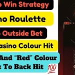 Roulette Red Black Strategy | Roulette Strategy To Win | Roulette Black Red Colour Hit | Colour Hit