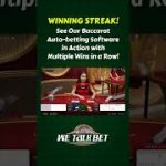 Winning made easy: 5 consecutive wins with our Automated Baccarat System! #shorts