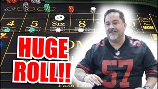 🔥HUGE ROLL!!🔥 30 Roll Craps Challenge – WIN BIG or BUST #265