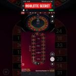 ROULETTE SECRET STRATEGY #roulette