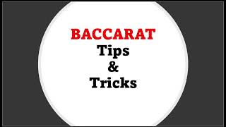 Baccarat Tips & Tricks