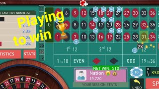 $100 dollars 35 95% win method Roulette strategy