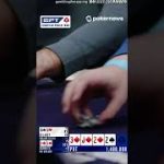 Could You Fold A Flush On THIS Board?! | EPT Paris 2023 | #Shorts