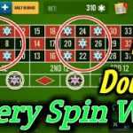 No Double Every Spin Win 🤔 || Roulette Strategy To Win || Roulette Tricks