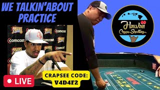 Live Craps Practice: Working on my toss and strategy for Vegas.  Crapsee Code: V4D4F2
