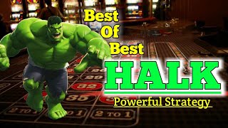 HALK POWERFUL STRATEGY 🌹🌹|| Best Of Best Corner Strategy || Roulette Strategy To Win || Roulette