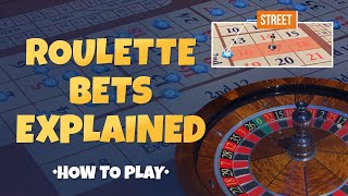 Roulette bets explained – tutorial how to place wagers & payouts