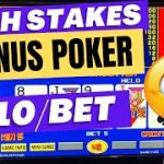 High Stakes Bonus Video Poker Strategy | The high limit room at the casino was fun