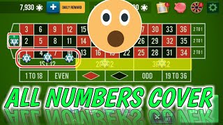 All Numbers Cover 🌹|| Roulette Strategy To Win || Roulette Tricks