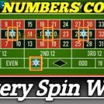 EVERY SPIN WIN 🌹🌹 | ALL NUMBERS COVERED | Roulette Strategy To Win | Roulette Tricks